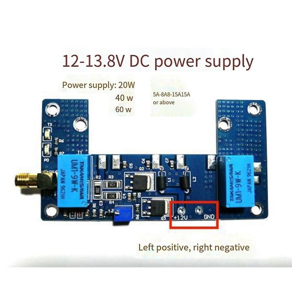 Rf forsterkerkort håndsett forsterkersett håndsett forsterker Pcb håndsett forsterker løse deler Walkie([HK])