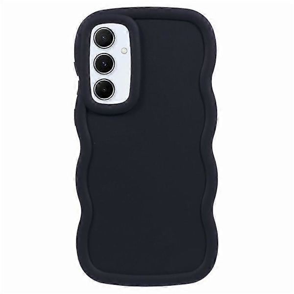 WANLONFENG XL -sarja Samsung Galaxy A05s 4G -puhelimelle Aaltoileva reunus TPU-kuori karkaistulla lasikalvolla [HK] Style A Multicolor