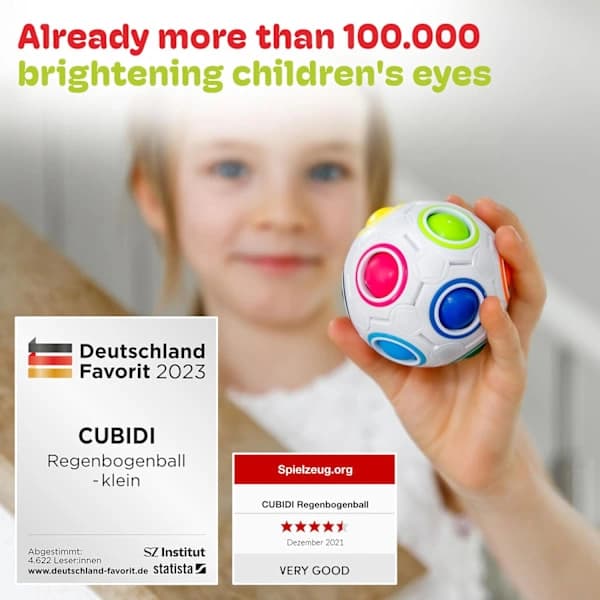 Regnbueballpuslespill for gutter 6-10 år, hjernetrimleke