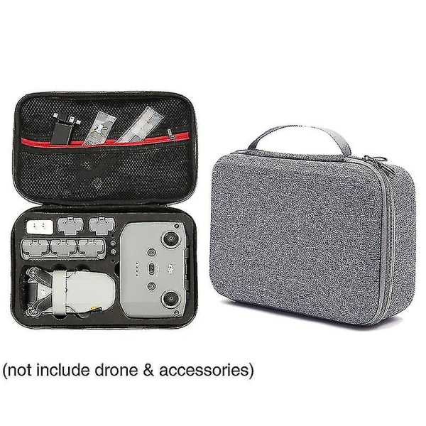 For Dji Mini 2 Fly More Combo Oppbevaringsveske Støtsikker Rc Drone Tilbehør Bæreveske Boks  Svart/svart[HK] Grey Black