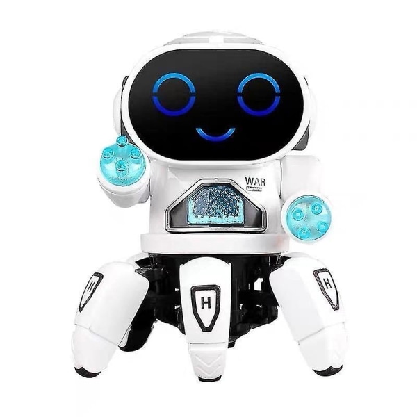 Rc Robot Legetøj Elektronisk Gå Intelligent Dans Lys Musik Blæksprutte[HK]