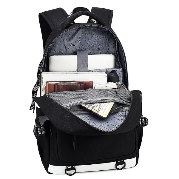 Erling Haaland Patterned Printed Backpack, Student Backpack, Large Capacity Travel Bag Style 6[HK]