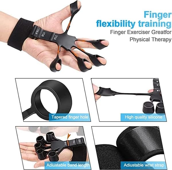 Håndgreptrener for fingerstyrke og fingerferdighet - 1 par