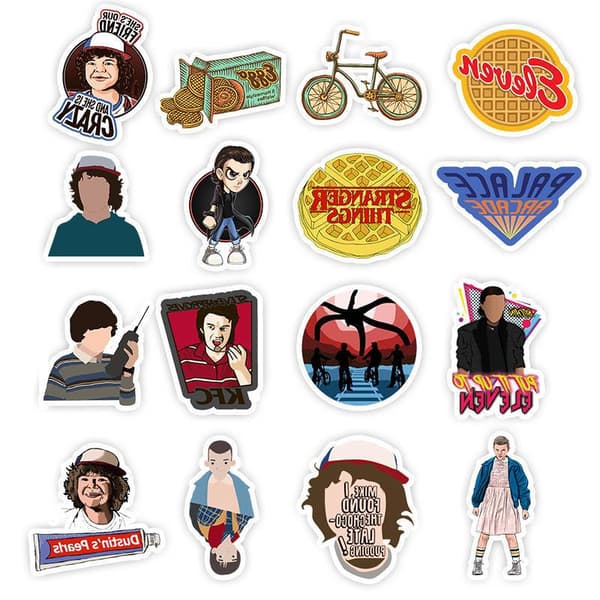 Stranger Things -tarrasarja, 50 pientä HD-tarraa [HK]