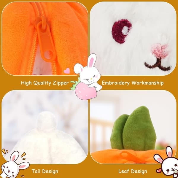 Morotsfylld Kanin Mjukdjur 15cm 1st[HK]