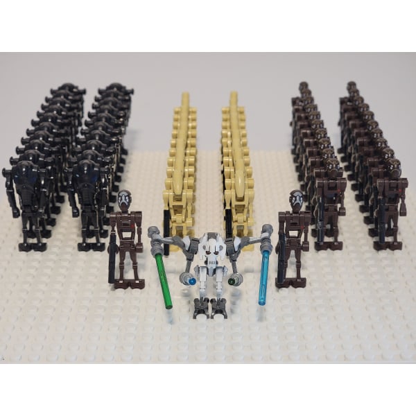 Star Wars Battle Droids Army Custom Set 63pcs Commando Droids Super Battle Droids[HK]