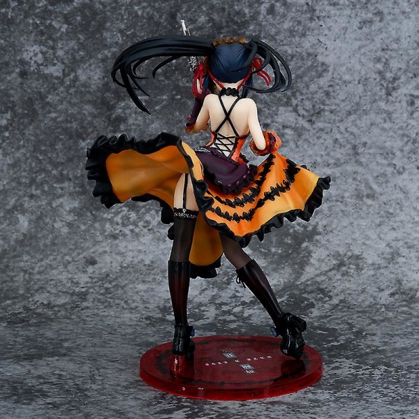 2023 22cm Anime Date A Live 30-årsjubileum Ver Tokisaki Kurumi Nightmate Pvc Actionfigur Söt Leksak Docka För Pojkvän Present[HK] 24cm no box