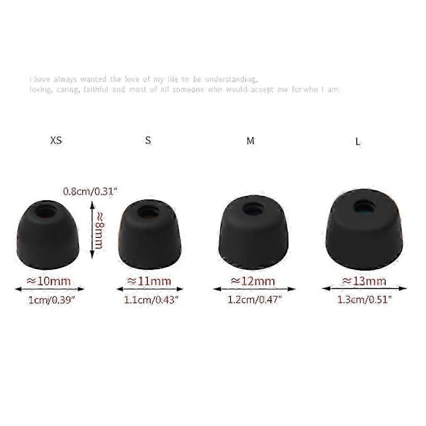 Blød Silikone Øreprop Etui til WF 1000XM5 Anti-slip Bløde Ørepropper Øre CoverP20211224342[HK] Black