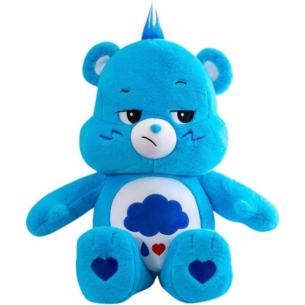 Care Bear, gosig Baby Teddy Bear gosedjur leksaker för barn, mjuka nallar lämpliga för flickor och pojkar i åldern 3 år (blå)[HhkK]