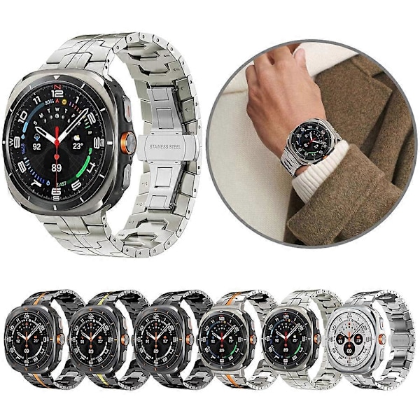 Titaniumlegeringsarmband för Samsung Galaxy Watch Ultra 47mm[HK] Titanium