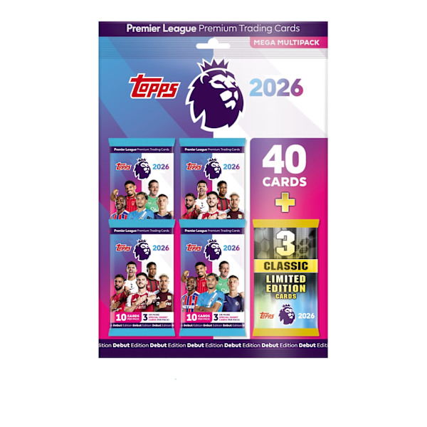 Topps Premier League 2026 Mega Multipack[HK] multifärg multicolor