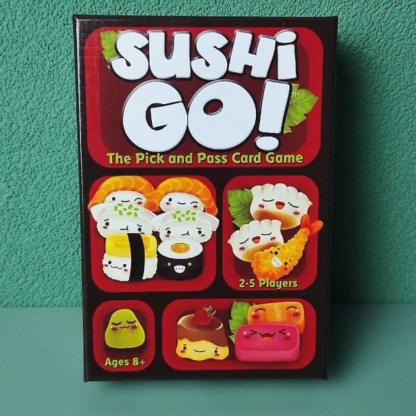 1st "sushi Go" Family Gathering Game Card, roligt kortspel, festbrädspel[HK] Red