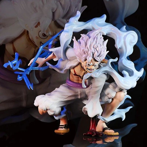 Ny One Piece Luffy Gear 5 Anime Figur Sun God Nikka Pvc Action Figurine Staty Samlarobjekt Modell Dockor Leksaker För Barn Present[HK] Luffy  20cm New