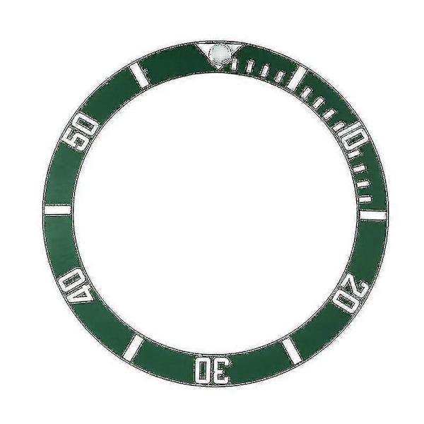 Urskive Keramisk Bezel, Submariner Automatisk Erstatningstilbehør [HK] WhiteGreen