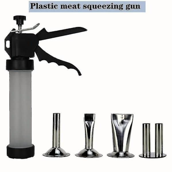 Jerky Maker Gun Med 4 Rustfrie Stål Dyserne Hwy[HK]