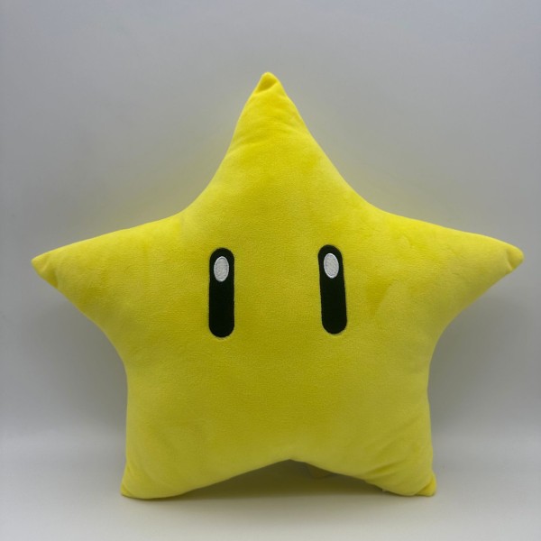 30 cm stor Mary Mario Yellow Star Pentagram Invincible Star Plys dukke med tag[HK] Star Alarge