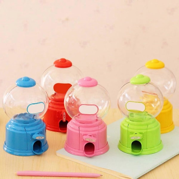 Luova Söpö Makeinen Mini Karkkiautomaatti Purukumipalloautomaatti - Hauska Säästölipas [HK] Pink