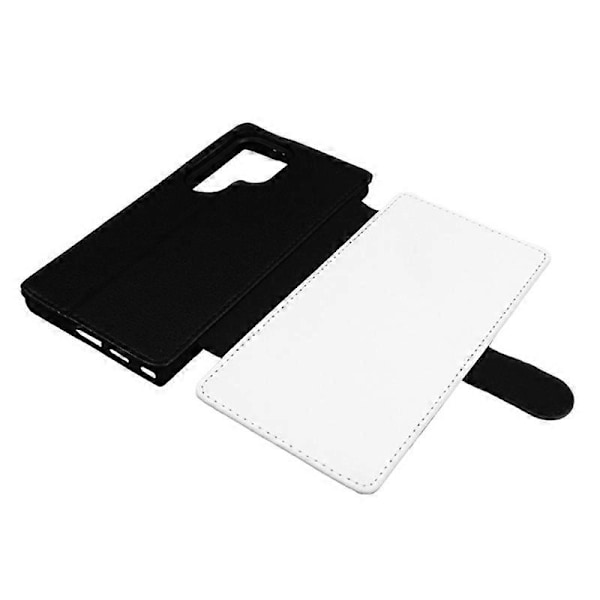 För Samsung Galaxy S25 Ultra Fodral PU Läder Sublimering Blankt Smart Phone Skal med Korthållare[HK]