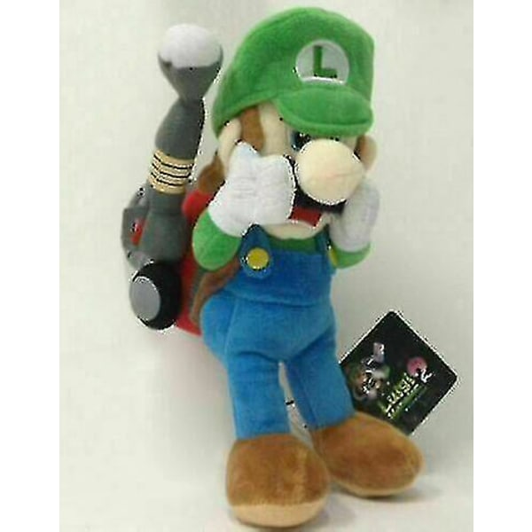 Super Mario Luigi's Mansion 2 Luigi Plys blød legetøjsdukke Bamse tøjdyr 10"[HK]