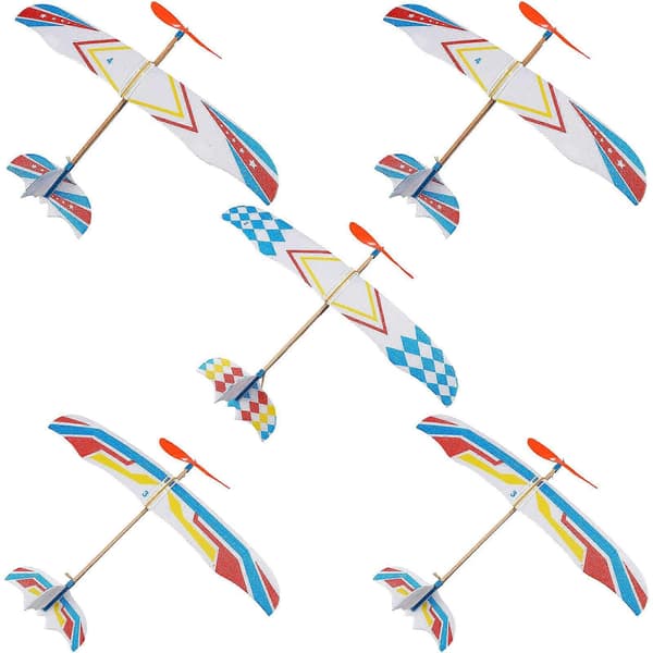 Børns DIY Legetøjsfly Svævefly til Læring og Leg 5 stk.[HK]