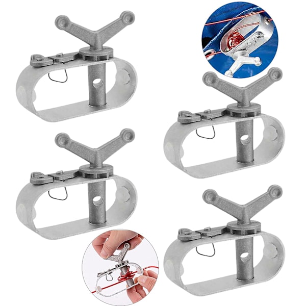 HK Aluminiumkabelspännare för poolskydd 4pcs