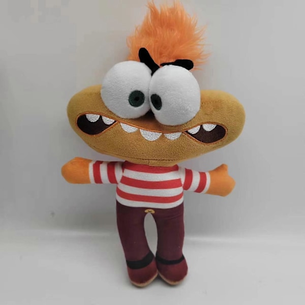 Inside Out 2 Plyschleksak Anime Fylld Djurdocka för Barnfödelsedagspresent 30cm Ångest
