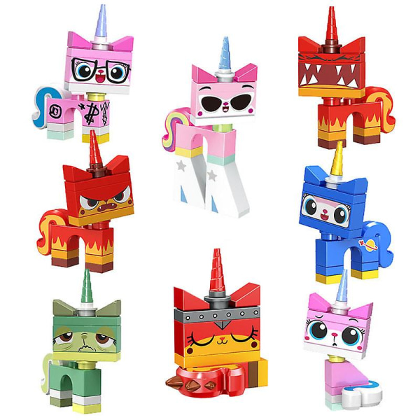 Unicorn Cat Byggeklodser Figur Legetøj Til Børn[HK]