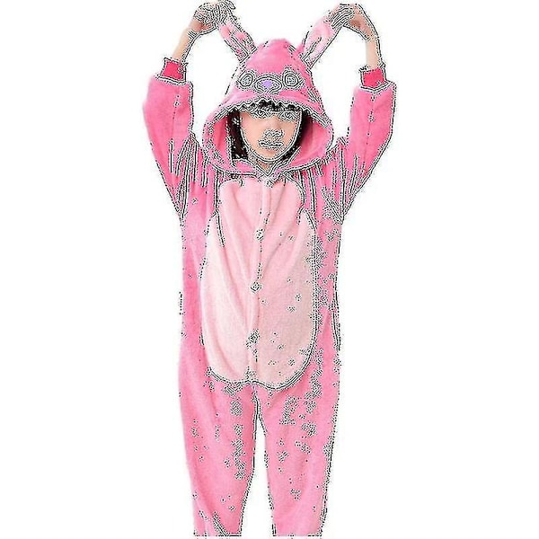 Disney Lilo Stitch Yhden kappaleen pyjama Lapset Pehmo Kigurumi Onesies Talvi Lämpimät Vaatteet Joululahja[HK] 2 100CM(3-4T)