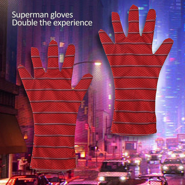 Spider-man Glove Web Shooter Hero Launcher Wrist Lekesett Spiderman Bracers Leker[HK] D