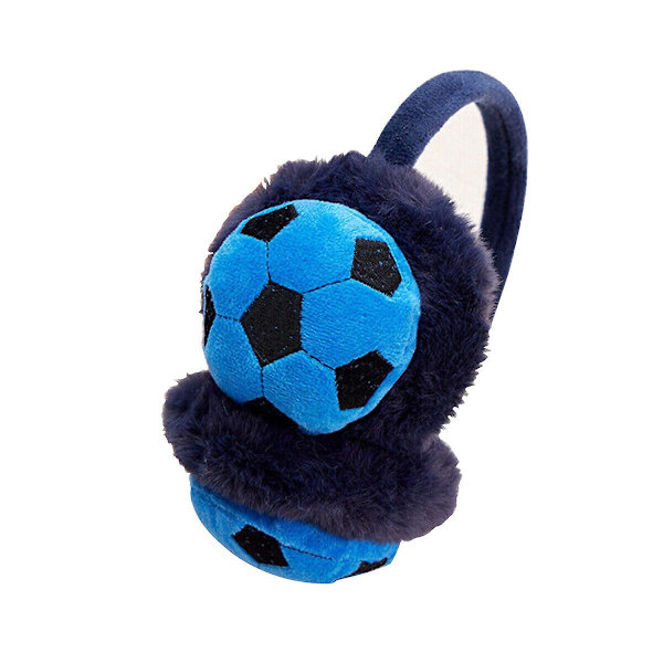 Korvaläpät Talvi Pojat Tytöt Jalkapallo Korvaläpät Lämpimät Pehmeät Paksut Säädettävät[HK] Blue