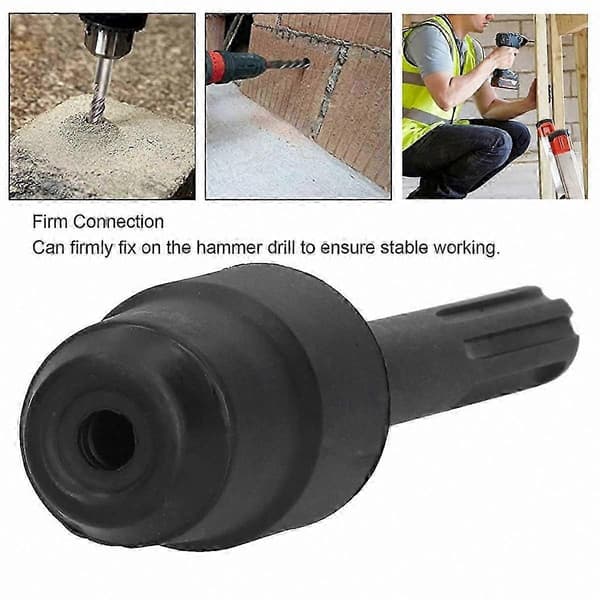 Adapter for SDS Max til SDS Plus, Drill Chuck Converter Tool for Slaghammere[HK] Black