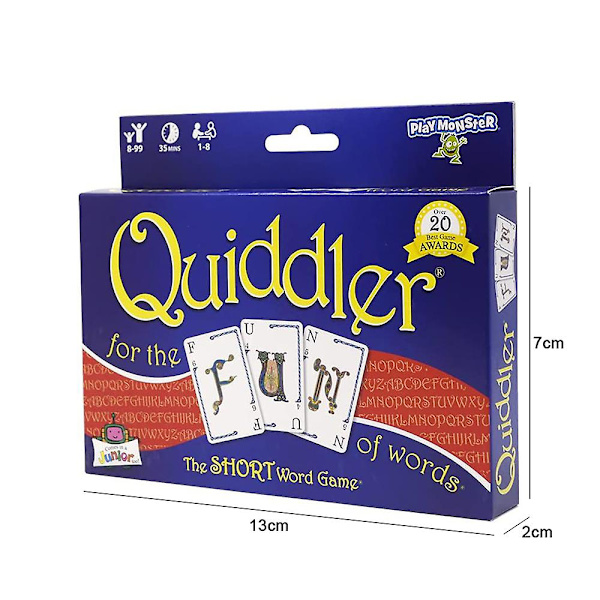 Quiddler Lautapeli Kotijuhliin Aikuisten Perheen Korttipelilahjat [HK]
