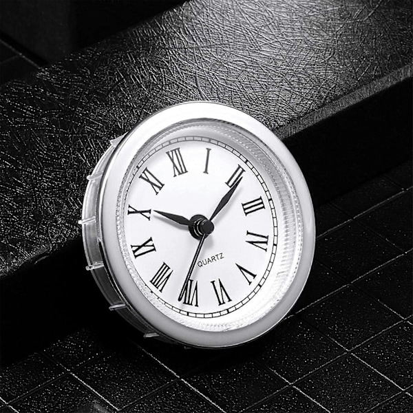 Mini Klockinsats 2,4 Tum 61mm Rund Kvarts Klocka Passform Miniatyr[HK] Gold