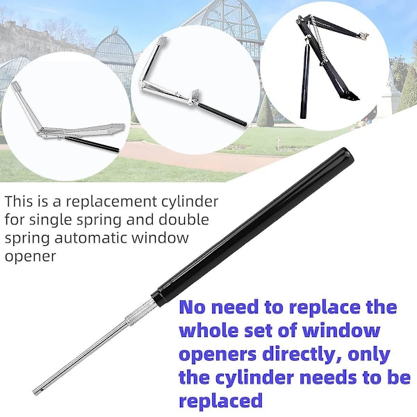 HK  Temperaturkänslig automatisk fönsteröppnare Cylinder Automatisk växthusfönsteröppnare Cylinder black