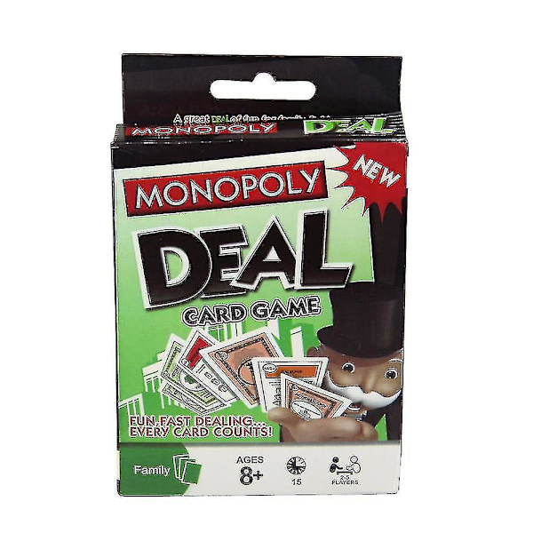 Monopoly Deal kortspil i høj kvalitet [HK]