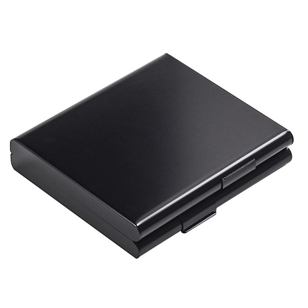 HK  Aluminiumlegering Cigarettfodral Bärbar Automatisk Cigarettdispenser För Kvinnor Män Black