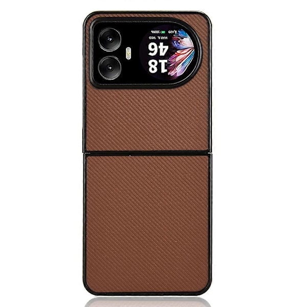 För Blackview Hero 10 4G Skal Kolfibertextur Stötsäkert PU+PC Telefonskal[HK] Style E Multicolor