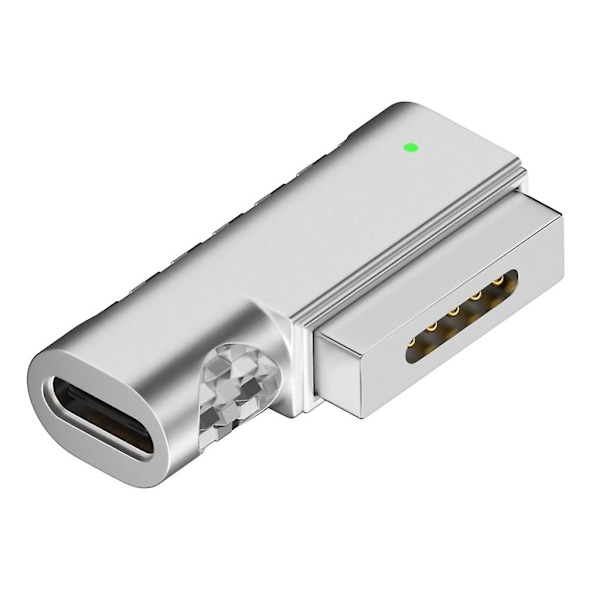 Typ C Magnetisk USB PD Adapter Kontakt för Typ-C Hona till Magsafe 2 USB C Hona Magnetkontakt Konverterare för MacBook[HK]