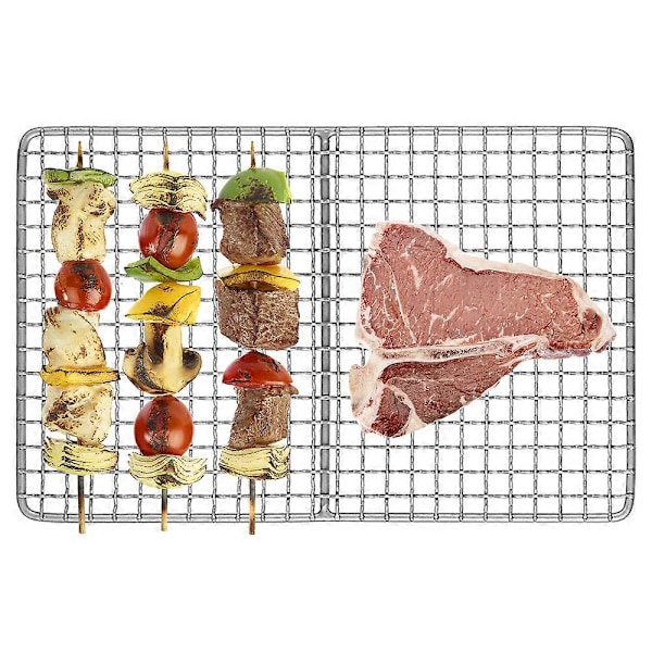 Titaani Grillilevy Ultralight Grillausteline BBQ Lankaritilä Leivonta Paisto Jäähdytysverkko Ulkoiluun Retkeilyyn Piknikille[HK]