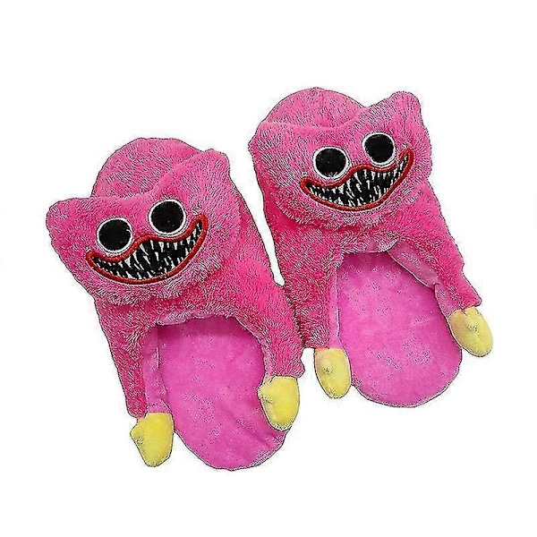 Plys Bobby Hjemmesko Poppy Playtime Fyldte Hjemmesko [HK] Children 22cm (size 30-33) Rose red