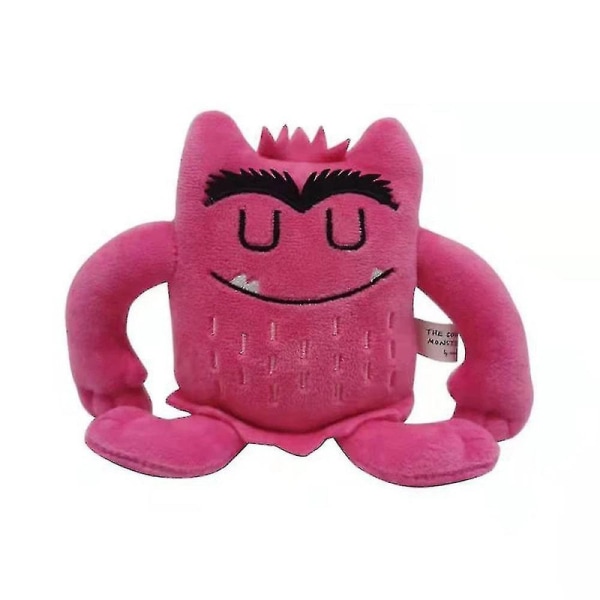 6 stk./sæt Farve Monster Plys Legetøj Peluche Baby Appease Coulor Følelser Plys Plys Legetøj Til Børn Børn Fødselsdag Jul[HhkK] Gray