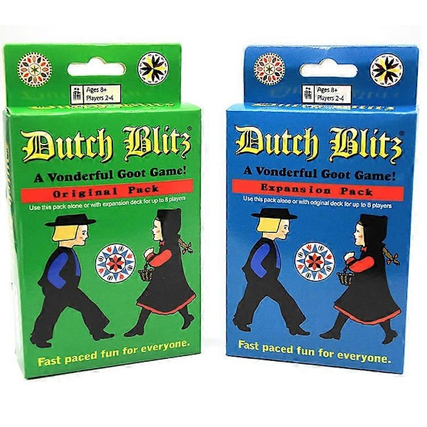Dutch Blitz Det Originala Snabba Kortspelet Innehåller 160 Kort Snabbt Och Lätt Att Lära Sig Fantastiskt Familjespel Kul För Alla För 2[HK] light green