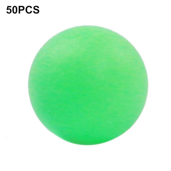 50 st/förpackning 40 mm Frostad Pingisboll Portabel Ljus Färg Rostbeständig Bordtennisboll För Träning[HK] Green