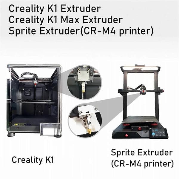 CHCB-OT Hotend Opdateret SÆT K1 HOTEND til Ekstruder K1 3D Printer K1 Max - Printer(B)[HK] RedBlue