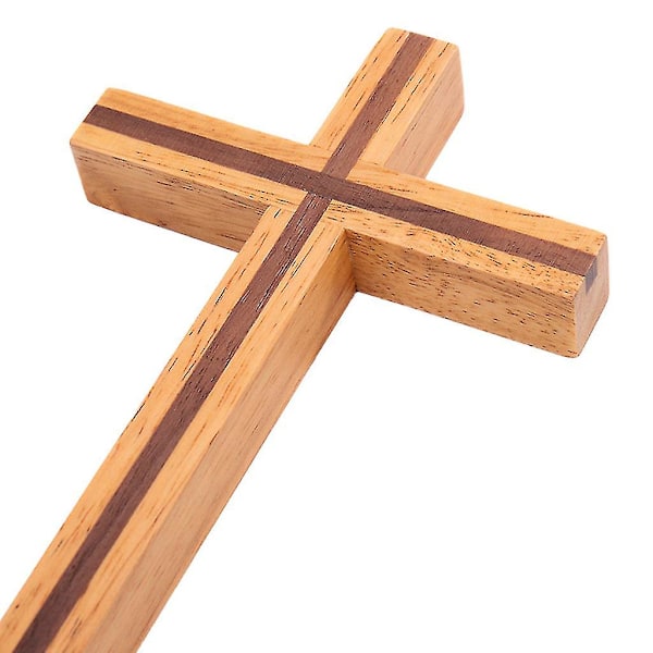 Håndlavet Træ Kors Kristus Ornament Væghængende Bord Kors Til Hjem Kirke[HkkK]