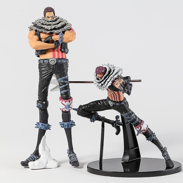 Anime Koa King Of Artist Charlotte Katakuri PVC-figur Samleobjekt Modellleke[HK] 25cm box
