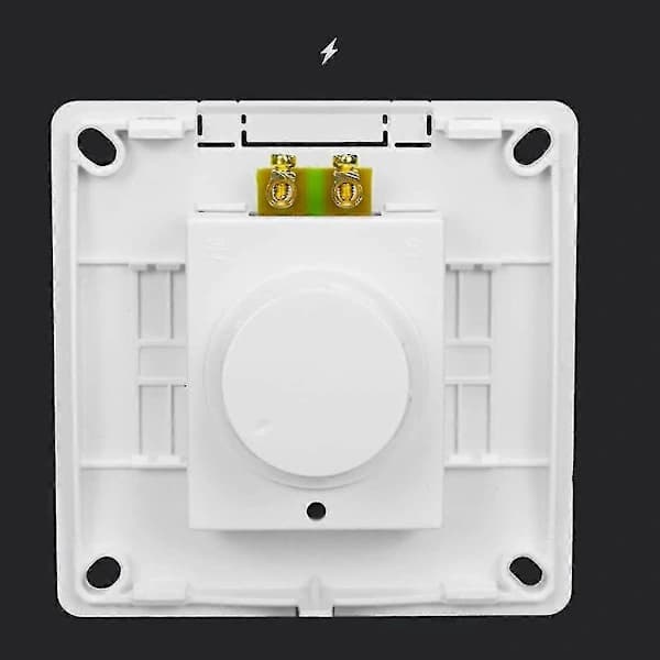 Väggströmbrytare Dimmer 220V 10A för 15-300W Belysningskontroll, Typ 86[HK]