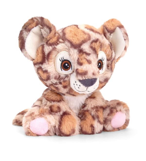 Keel Skyet Leopard Adopterbart Verden Blødt Legetøj (Keel Eco) 16 cm [HK]