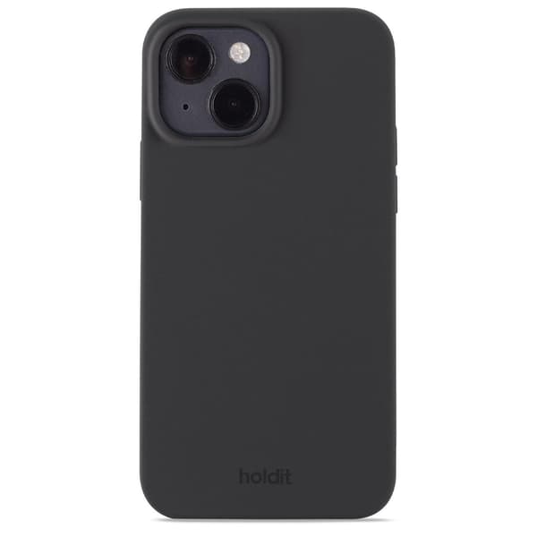 Høykvalitets silikondeksel til iPhone 15 - Svart[HK]