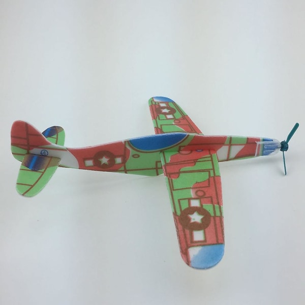 5 kpl Tee-se-itse käsinheitto lentävä purjelentokone vaahtolentokone lentokonemalli lasten lelulahja[HK]